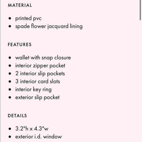 Kate Spade flower mini key-ring wallet - Picture 8 of 8